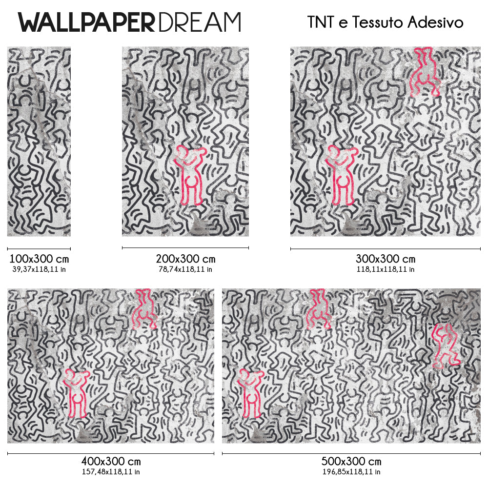 Carta da parati Doodle Delight dimensioni TNT Carta da parati Doodle Delight dimensioni TNT
