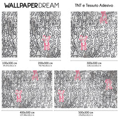 Carta da parati Doodle Delight dimensioni TNT Carta da parati Doodle Delight dimensioni TNT