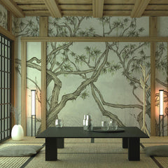 Carta da parati Flora d'oriente - esercizi commerciali Carta da parati Flora d'oriente - esercizi commerciali