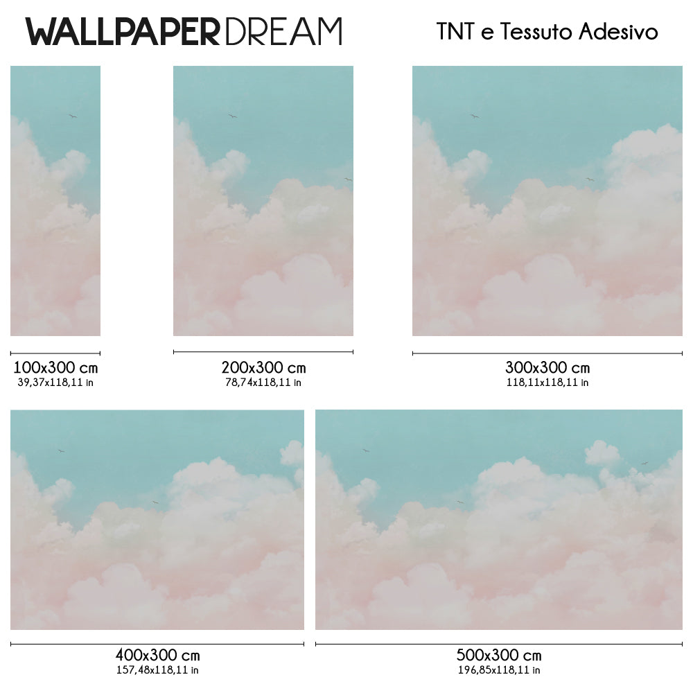 Carta da parati Libertà soffice - dimensioni TNT Carta da parati Libertà soffice - dimensioni TNT