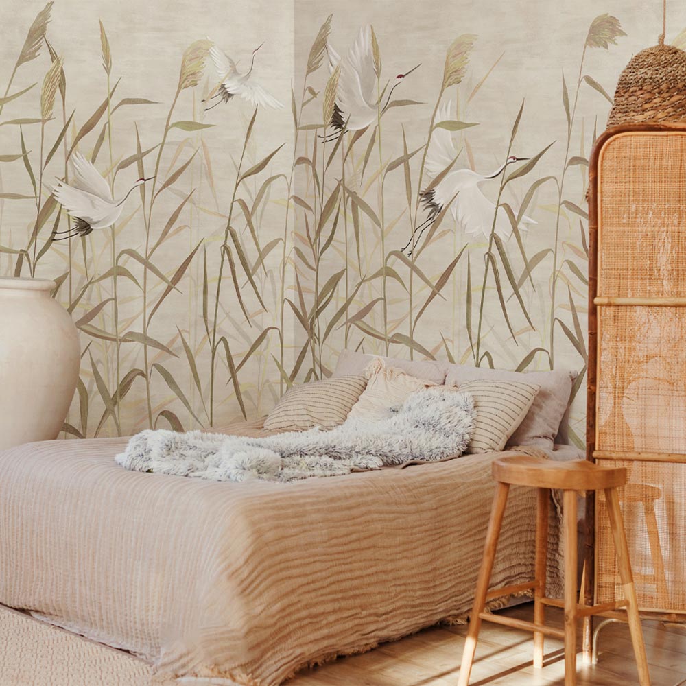 Carta da parati Volo verso l'oriente - camera da letto Carta da parati Volo verso l'oriente - camera da letto