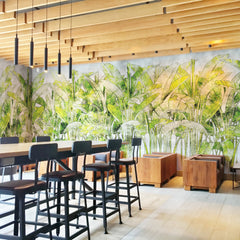 Carta da parati Foresta di palme - esercizi commerciali, hotel, locali pubblici  | verde Carta da parati Foresta di palme - esercizi commerciali, hotel, locali pubblici  | verde