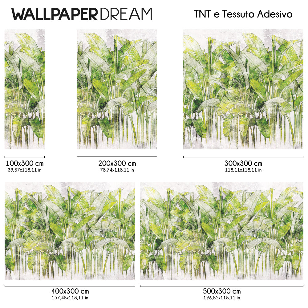 Carta da parati Foresta di palme dimensioni TNT Carta da parati Foresta di palme dimensioni TNT