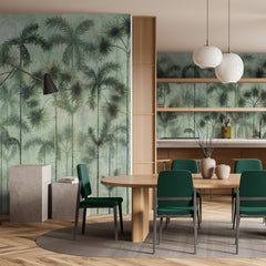 Carta da parati Palme di Carbonera - sala da pranzo Carta da parati Palme di Carbonera - sala da pranzo
