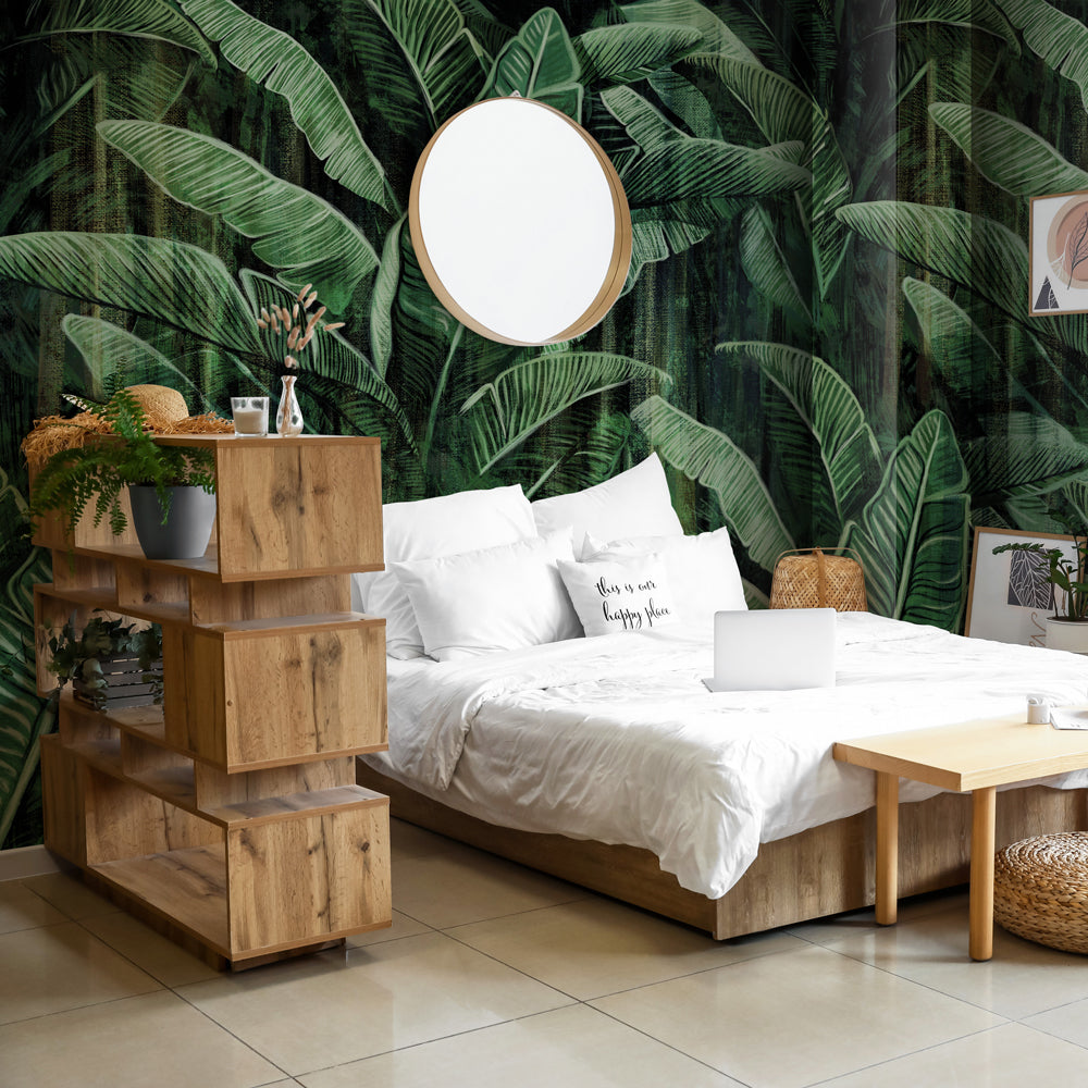 Carta da parati Musa paradisiaca - camera da letto Carta da parati Musa paradisiaca - camera da letto