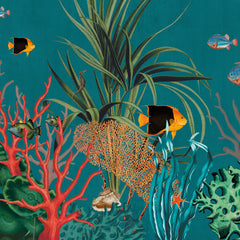 Papier Peint bleu profond Papier Peint bleu profond