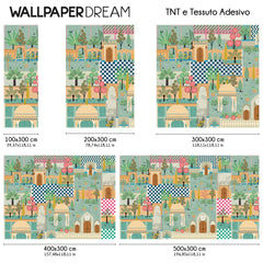 Carta da parati Indian Naive dimensioni TNT Carta da parati Indian Naive dimensioni TNT