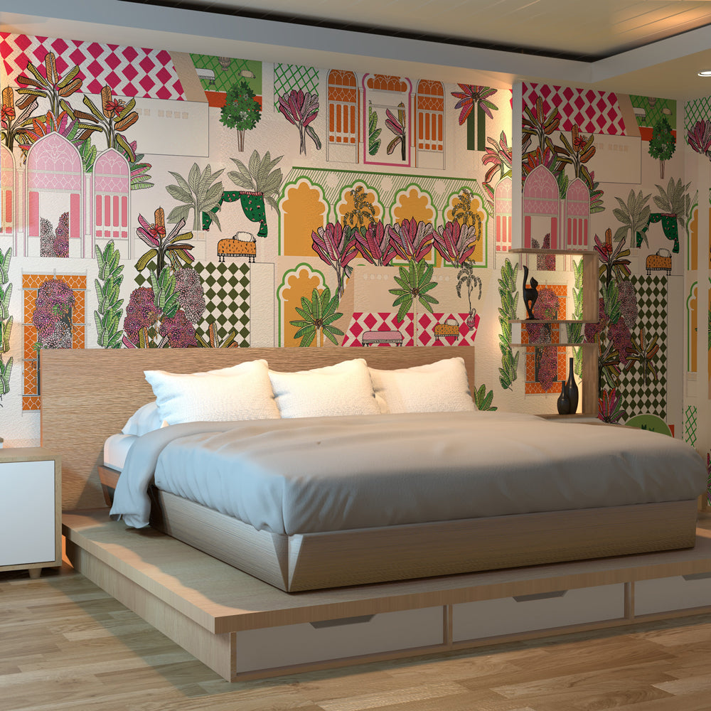 Carta da parati Indian Desire - camera da letto Carta da parati Indian Desire - camera da letto