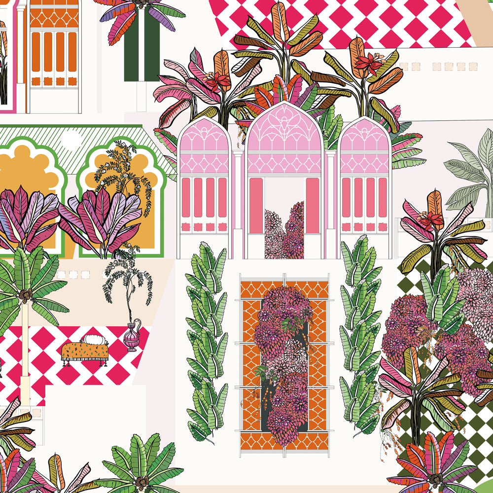 Carta da parati Indian Desire dettaglio Carta da parati Indian Desire dettaglio