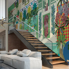 Carta da parati Indian Desire - soggiorno Carta da parati Indian Desire - soggiorno