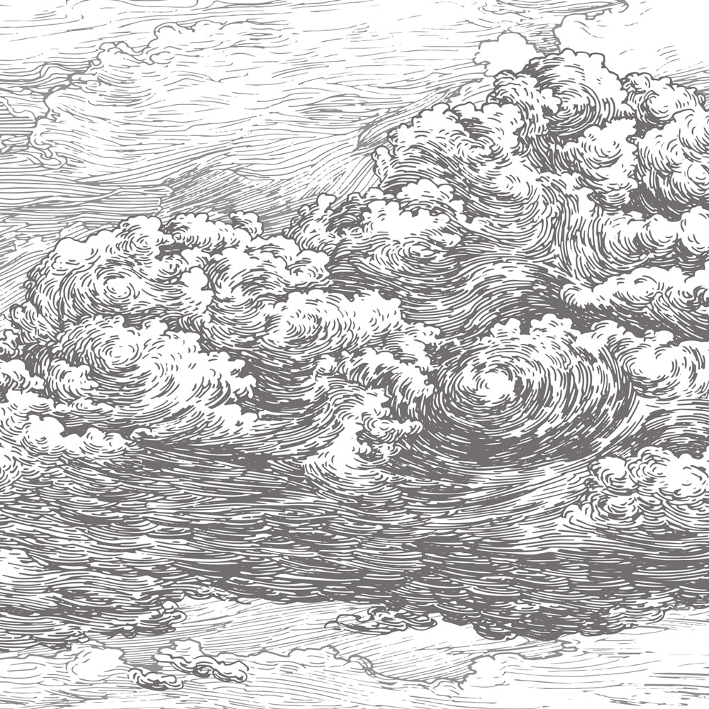 Carta da parati Airy Clouds dettaglio Carta da parati Airy Clouds dettaglio