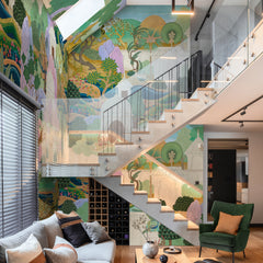 Carta da parati Neverending Journey - soggiorno, scale Carta da parati Neverending Journey - soggiorno, scale