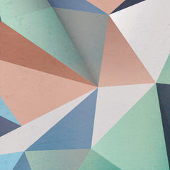 Carta da parati Geometria pastello dettaglio Carta da parati Geometria pastello dettaglio
