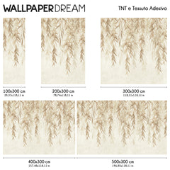 Carta da parati Salice pastello dimensioni TNT Carta da parati Salice pastello dimensioni TNT