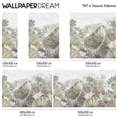 Carta da parati Ninfee delicate dimensioni TNT Carta da parati Ninfee delicate dimensioni TNT