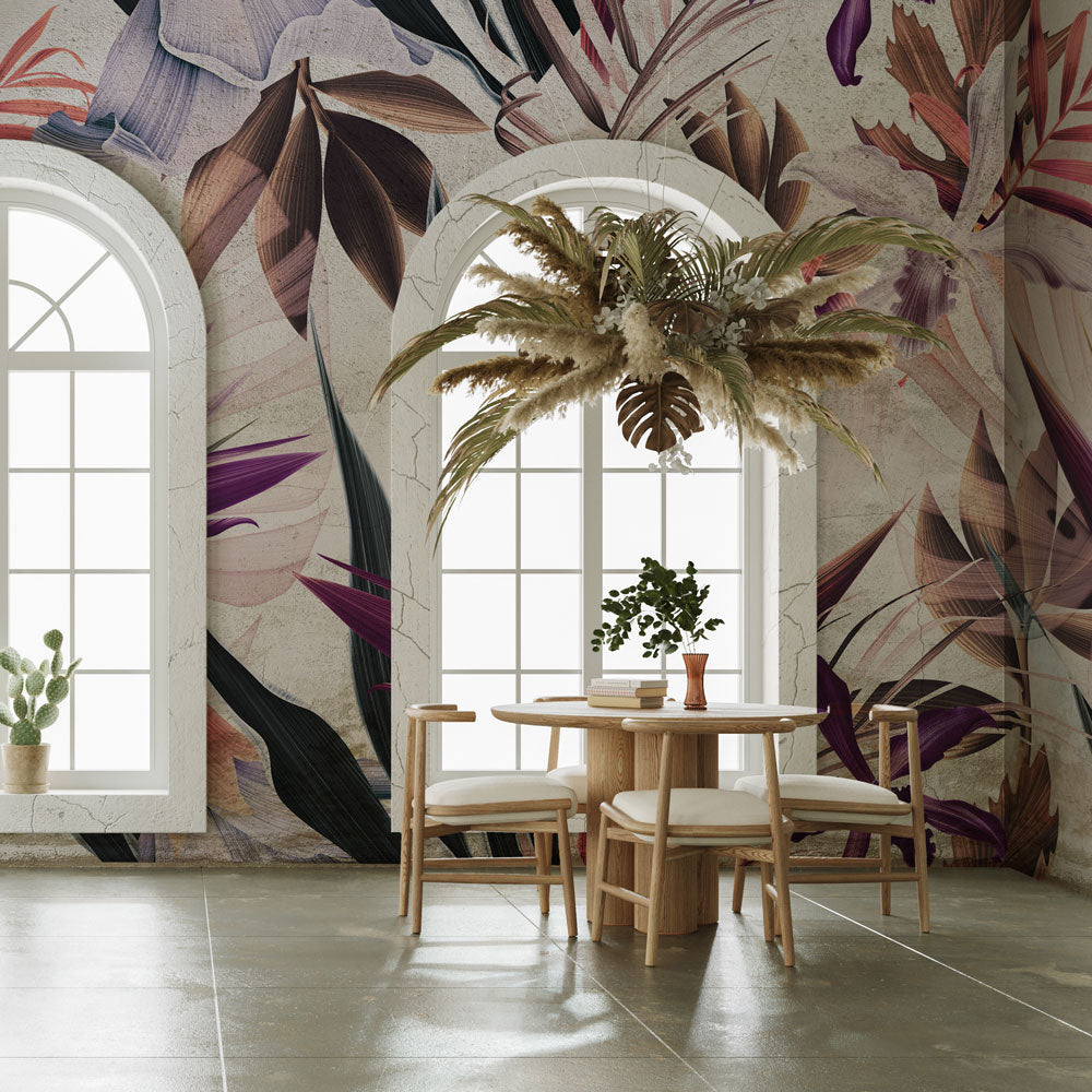 Carta da parati Delicate - sala da pranzo Carta da parati Delicate - sala da pranzo