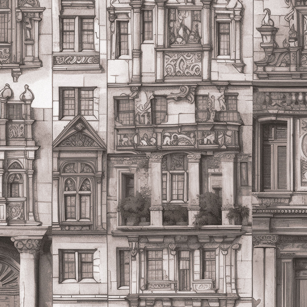 Carta da parati Artistic Facade dettaglio Carta da parati Artistic Facade dettaglio