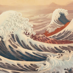 Carta da parati Mare Orientale dettaglio Carta da parati Mare Orientale dettaglio