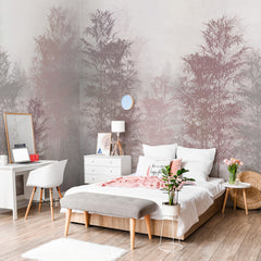 Carta da parati Gloomy forest - camera da letto Carta da parati Gloomy forest - camera da letto