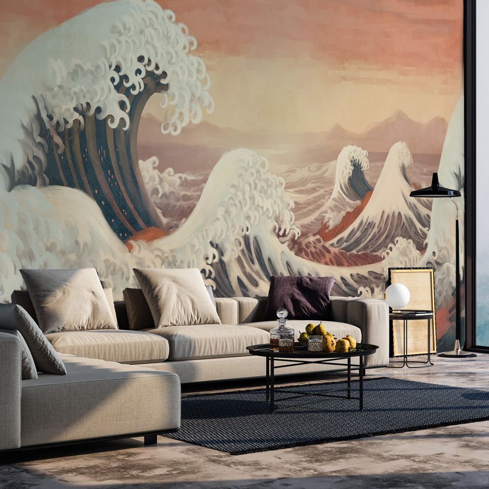 Carta da parati Mare Orientale - soggiorno Carta da parati Mare Orientale - soggiorno