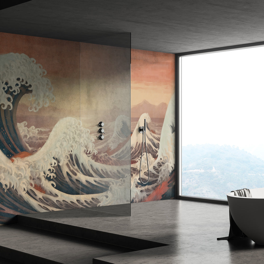 Carta da parati Mare Orientale - bagno, box doccia Carta da parati Mare Orientale - bagno, box doccia