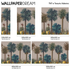 Carta da parati Surreal Palms dimensioni TNT Carta da parati Surreal Palms dimensioni TNT