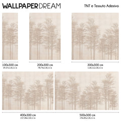 Soft Forest Wall Mural Soft Forest Wall Mural