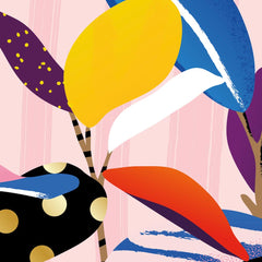 Carta da parati Tropic Pop Dettaglio Carta da parati Tropic Pop Dettaglio
