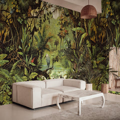 Carta da parati Arte tropicale - esercizi commerciali Carta da parati Arte tropicale - esercizi commerciali