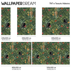 Panthers in the jungle Wall Mural Panthers in the jungle Wall Mural