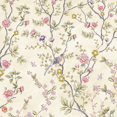Oriental Chinoiserie Wall Mural Oriental Chinoiserie Wall Mural