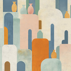 Carta da parati Pattern orientale Carta da parati Pattern orientale