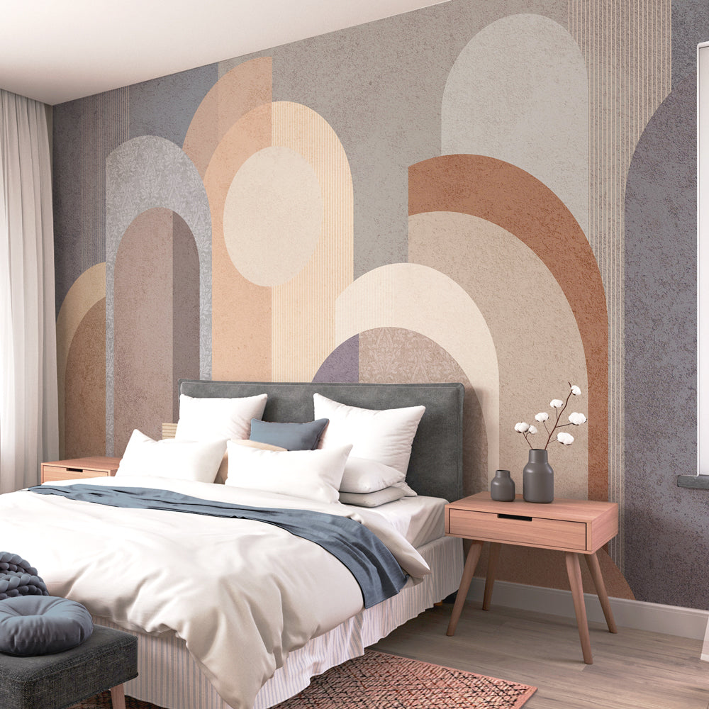 Carta da parati Fantasia d'archi - camera da letto, esercizi Carta da parati Fantasia d'archi - camera da letto, esercizi