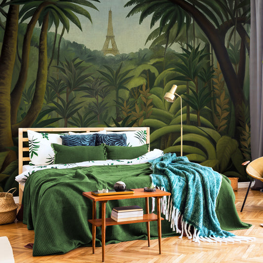 Carta da parati Sognando Parigi - camera da letto