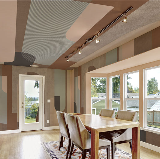 Carta da parati Geometrie chic - soffitto