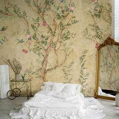 Carta da parati Rami intrecciati -camera da letto Carta da parati Rami intrecciati -camera da letto