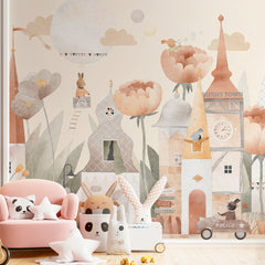 Papel Pintado Bunny town Papel Pintado Bunny town