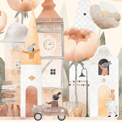 Papel Pintado Bunny town Papel Pintado Bunny town