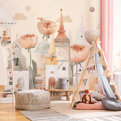Papel Pintado Bunny town Papel Pintado Bunny town