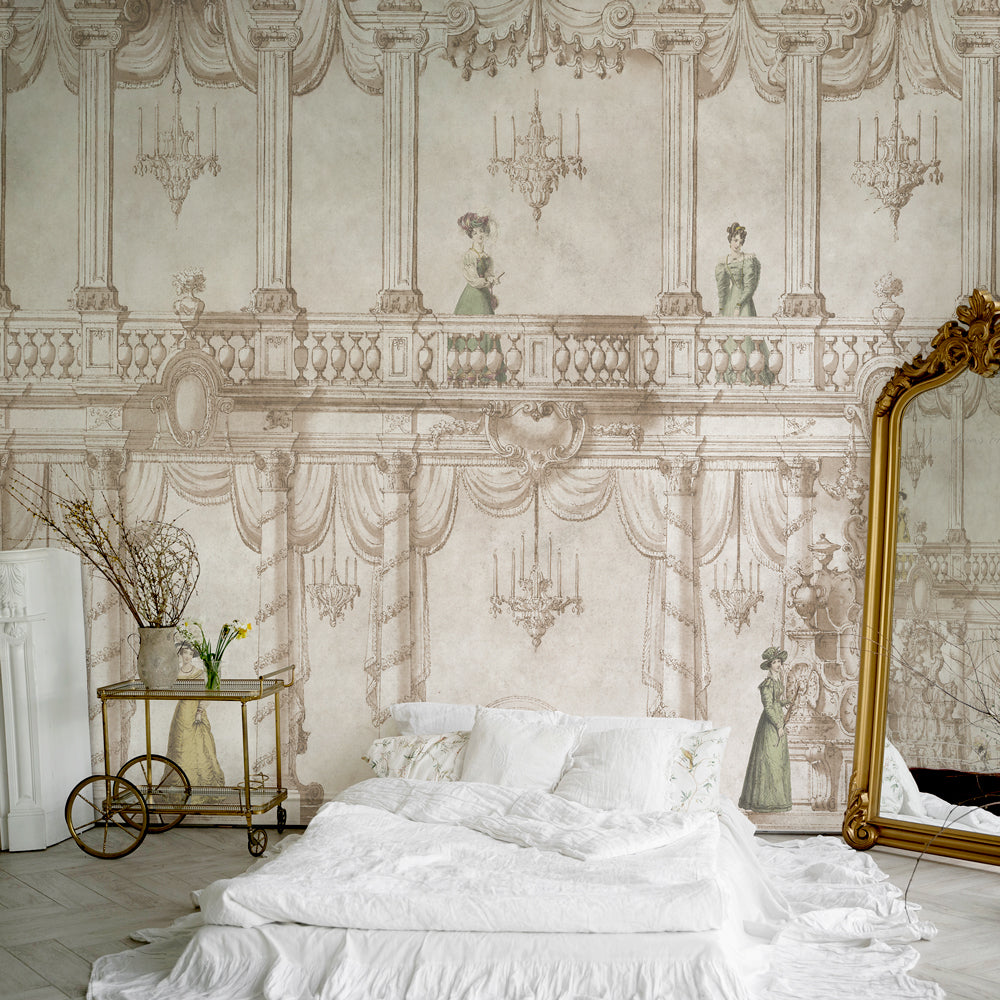 Carta da parati Sogno gotico - soggiorno, esercizi commerciali - camera da letto Carta da parati Sogno gotico - soggiorno, esercizi commerciali - camera da letto