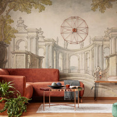 Carta da parati Affaccio sul giardino - soggiorno, ufficio Carta da parati Affaccio sul giardino - soggiorno, ufficio