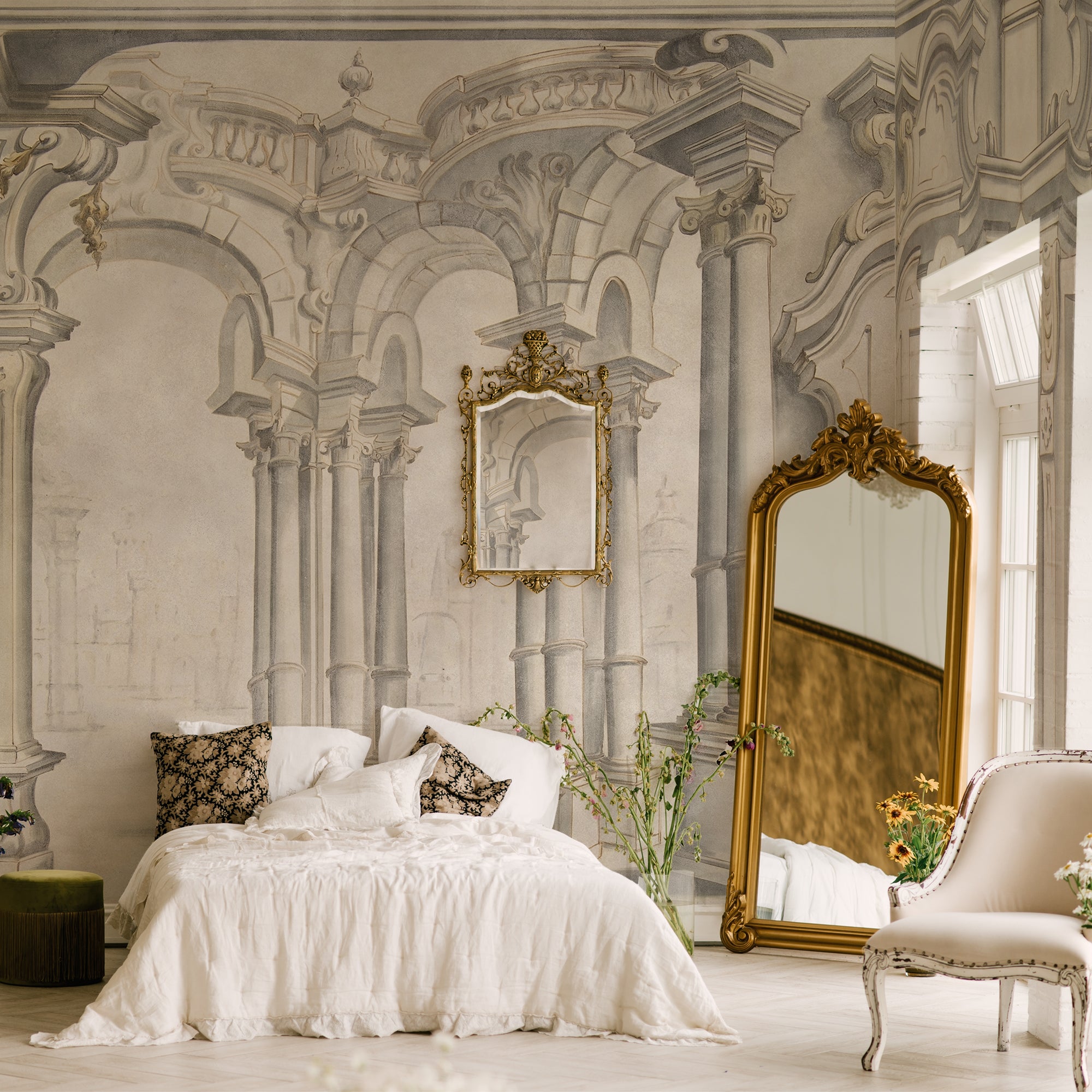 Carta da parati Architettura fantasiosa - camera da letto Carta da parati Architettura fantasiosa - camera da letto
