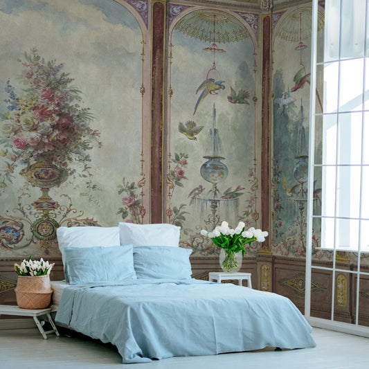 Antique Boiserie Wall Mural