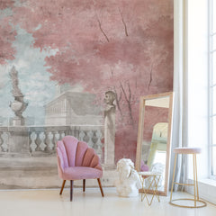 Carta da parati Portico neoclassico - soggiorno, ufficio Carta da parati Portico neoclassico - soggiorno, ufficio