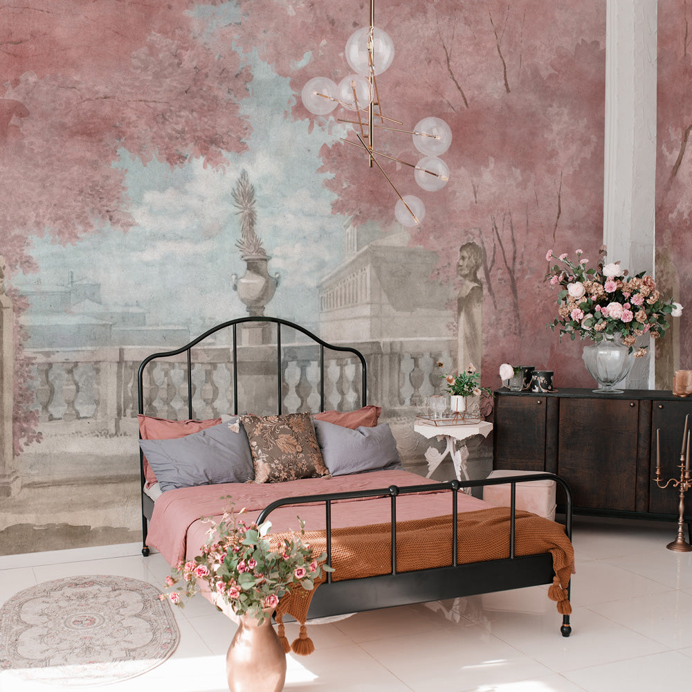 Carta da parati Portico neoclassico - camera da letto Carta da parati Portico neoclassico - camera da letto