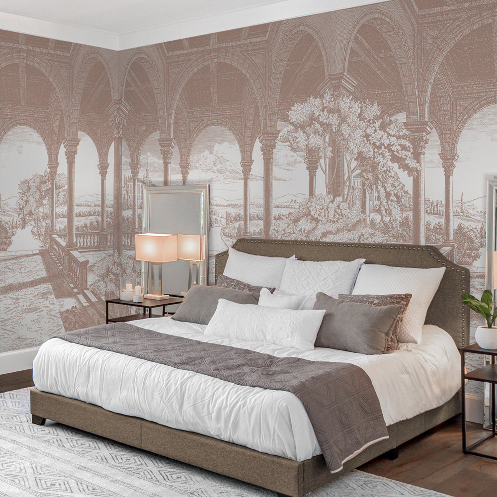 Carta da parati Loggia bucolica - camera da letto Carta da parati Loggia bucolica - camera da letto