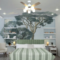 Carta da parati Custodi del tempo - soffitto, camera da letto Carta da parati Custodi del tempo - soffitto, camera da letto