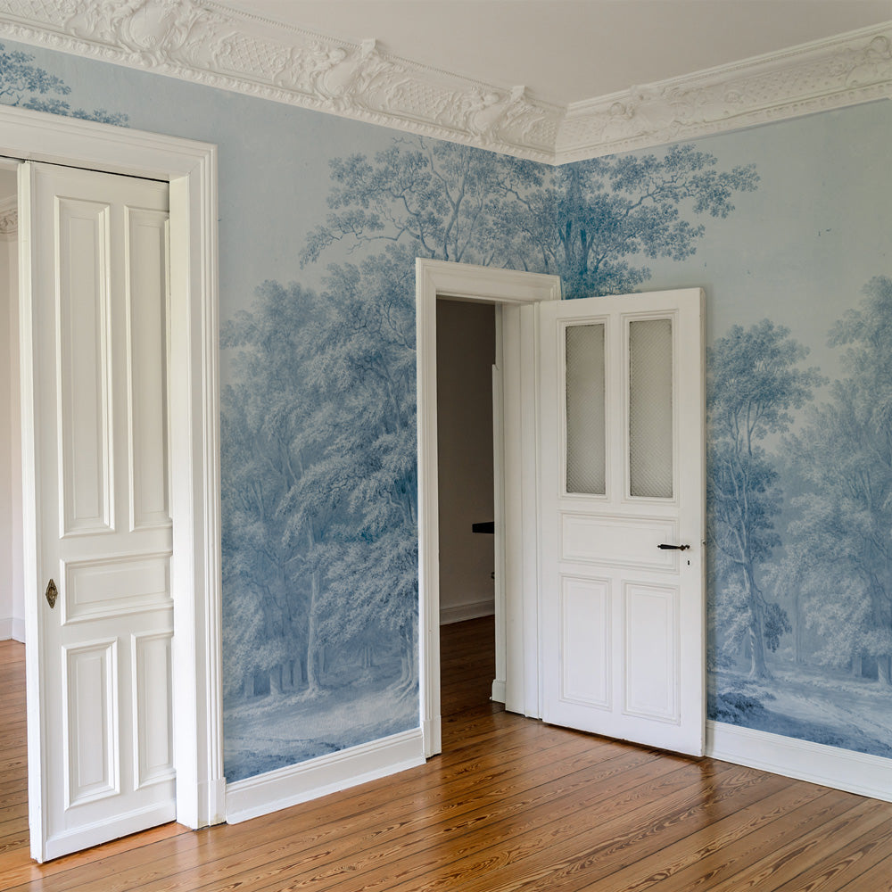 Carta da parati Alberi vintage - corridoio Carta da parati Alberi vintage - corridoio