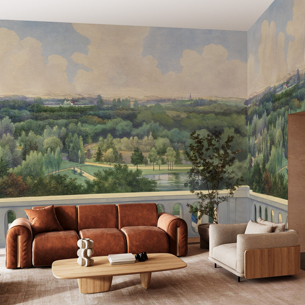 Carta da parati Balconata antica - soggiorno Carta da parati Balconata antica - soggiorno