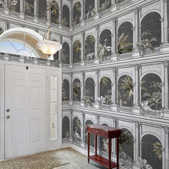 Carta da parati Arcate tropicali - corridoio Carta da parati Arcate tropicali - corridoio